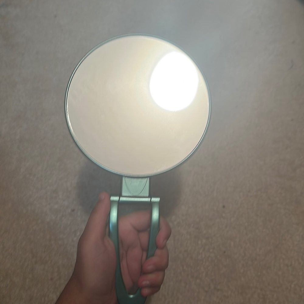 double sided travel mirror